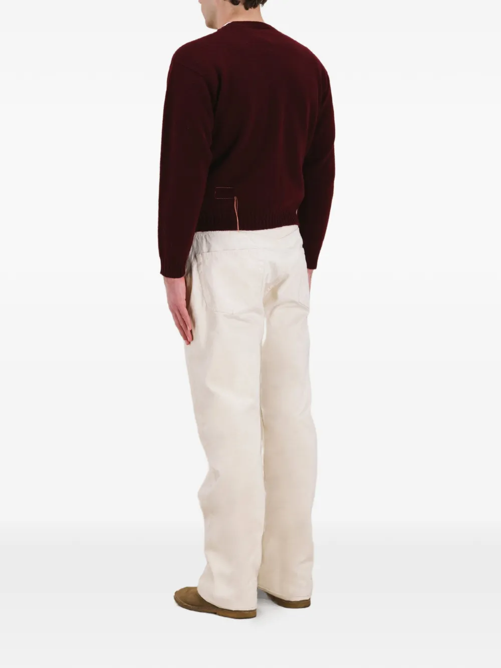  Fortela 933 Barney Copper-rivets Stitching Jeans - Neutrals 