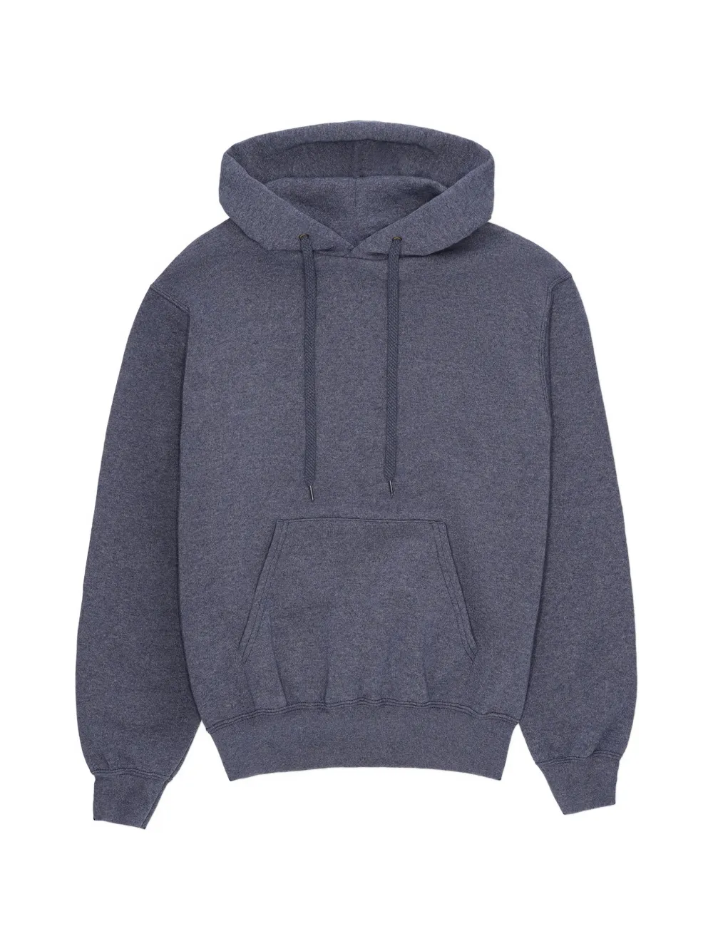 Fortela front-pocket cotton hoodie - Blu