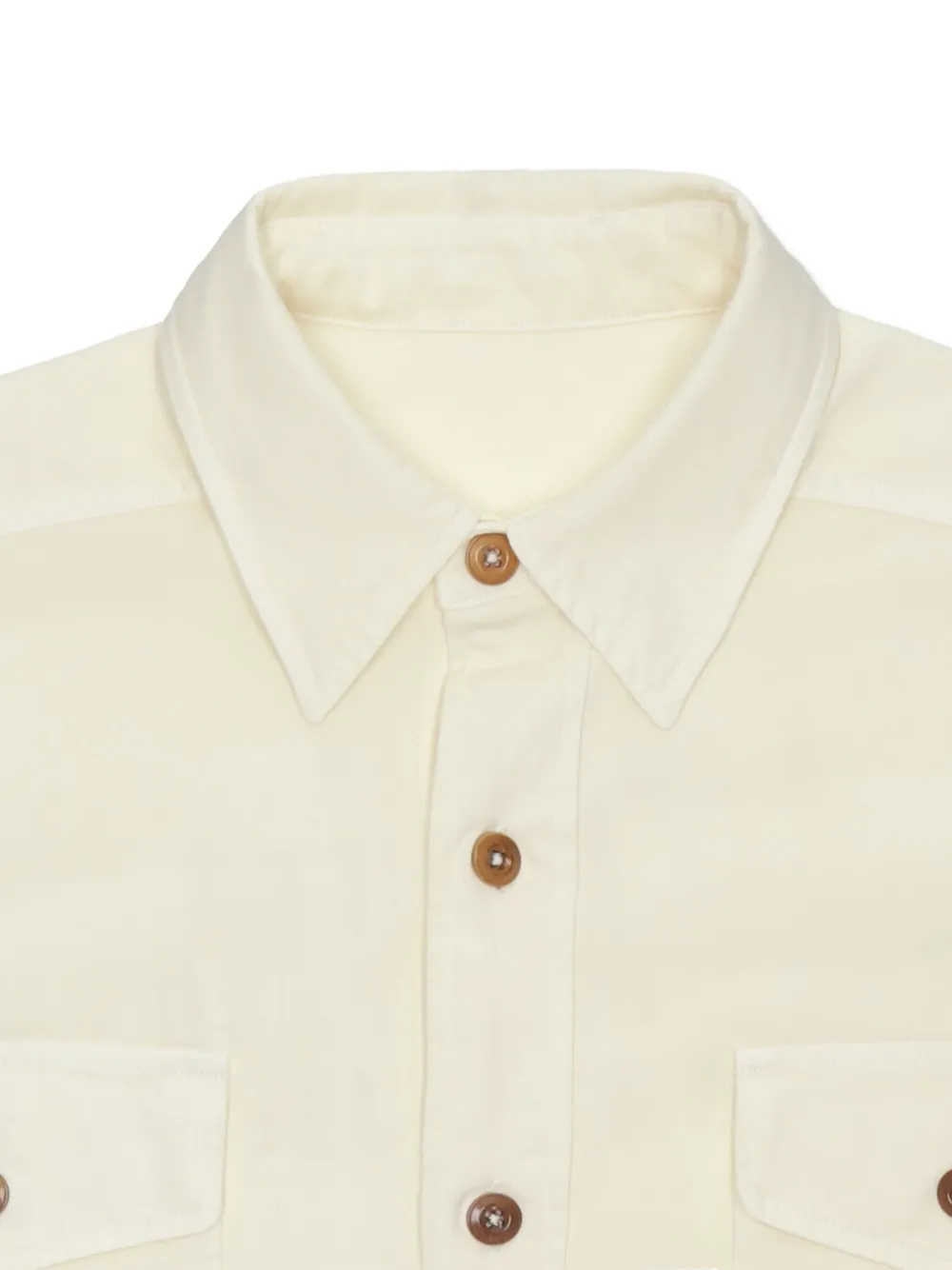 Buttoned-Pockets Overshirt