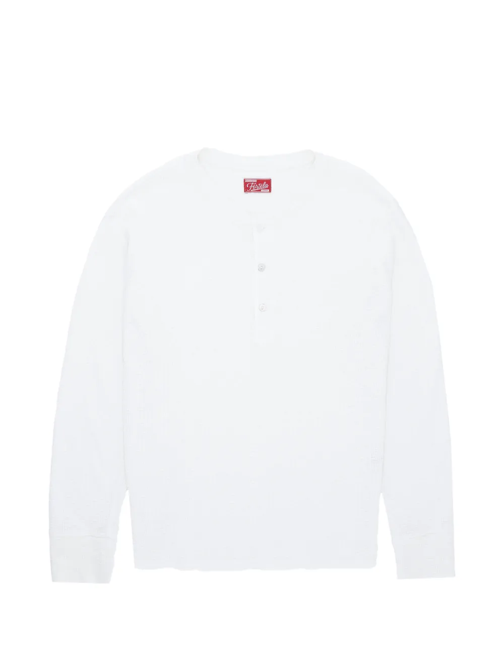 Fortela Amish waffle-knit T-shirt - Bianco
