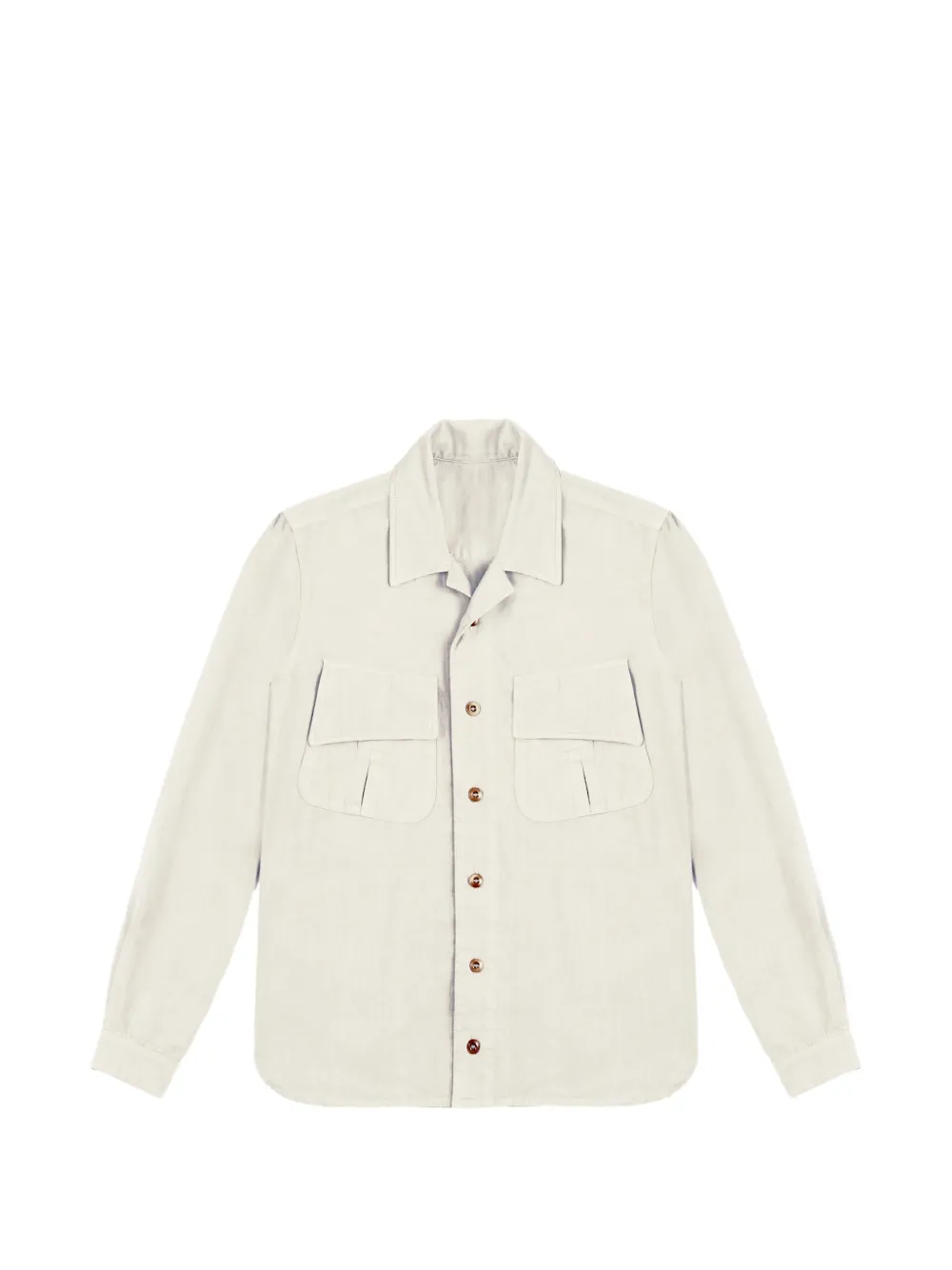 Fortela Meckongt flap-pocket shirt - Toni neutri