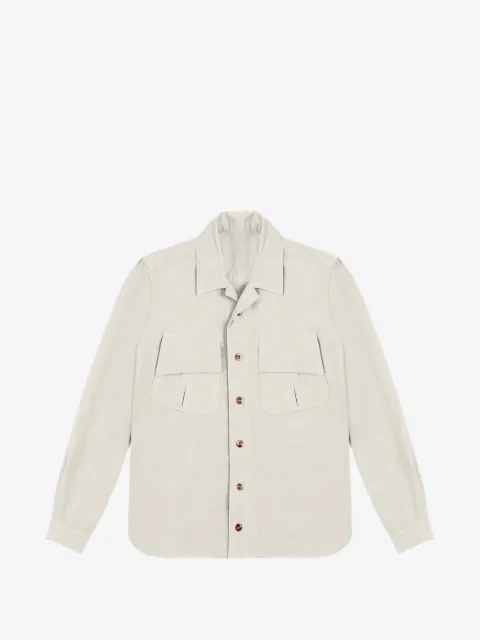 Fortela Meckongt flap-pocket shirt
