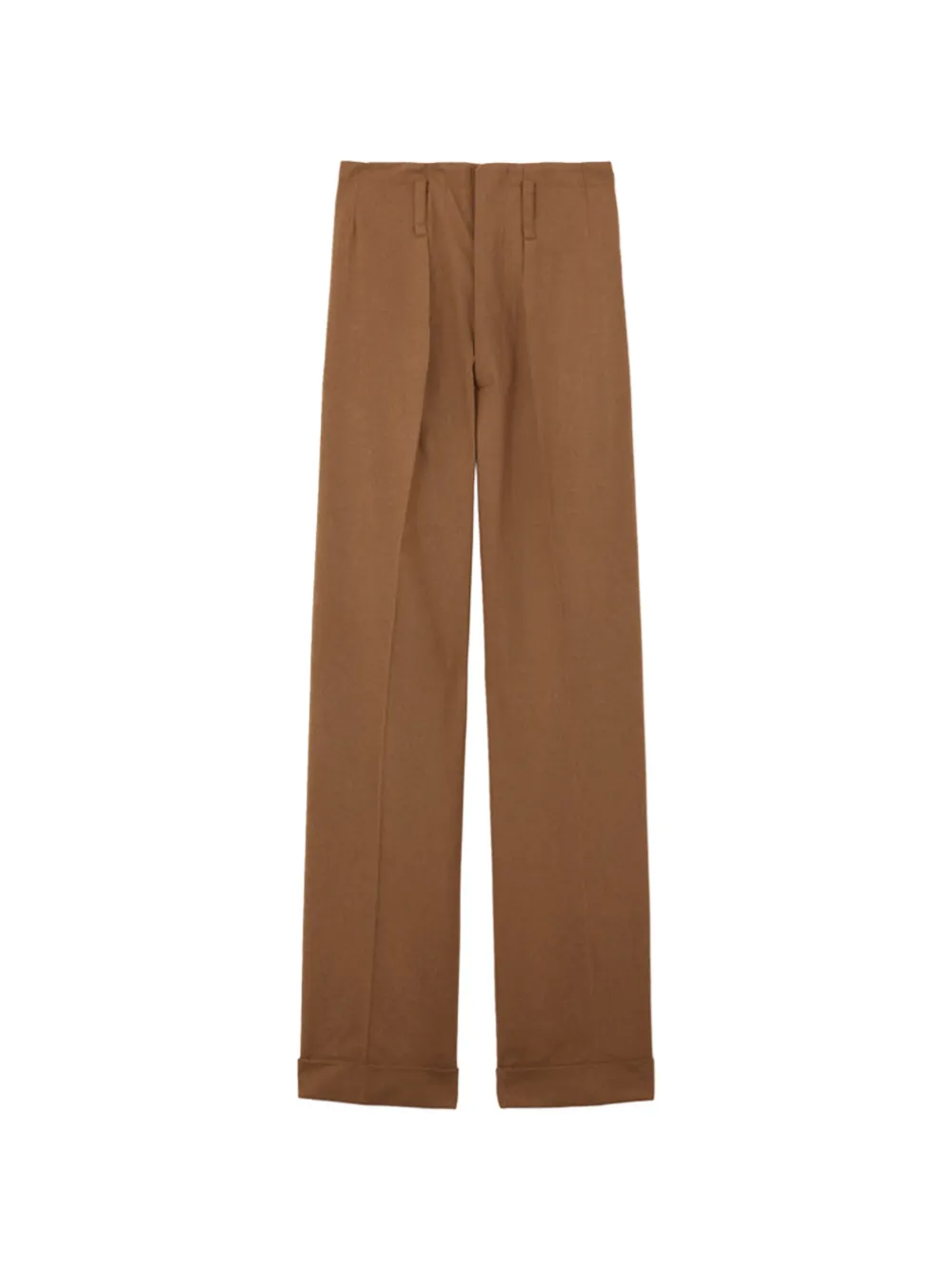 Fortela Farrah pleated high-waisted trousers - Marrone