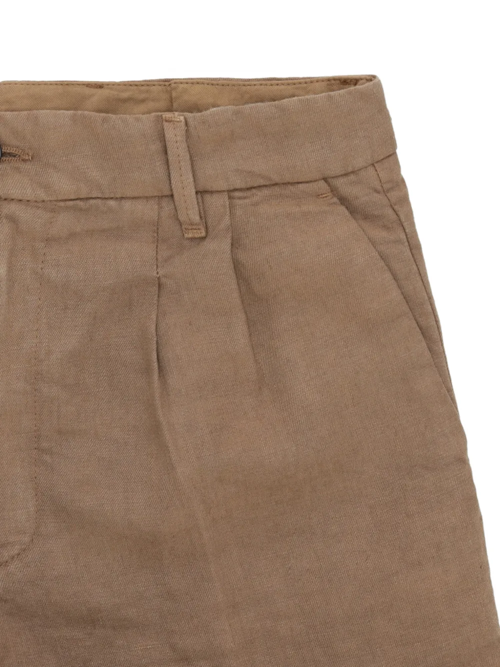 Fortela Shorts met knoopsluiting en zijzak Bruin
