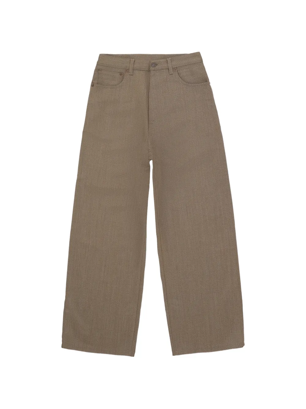 Fortela wide leg embroidered palazzo trousers - Marrone