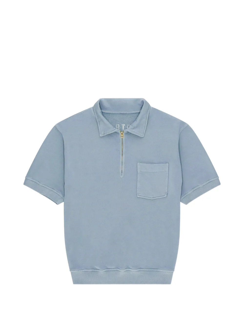 Fortela Yalepm zip chest-pocket polo shirt - Blu