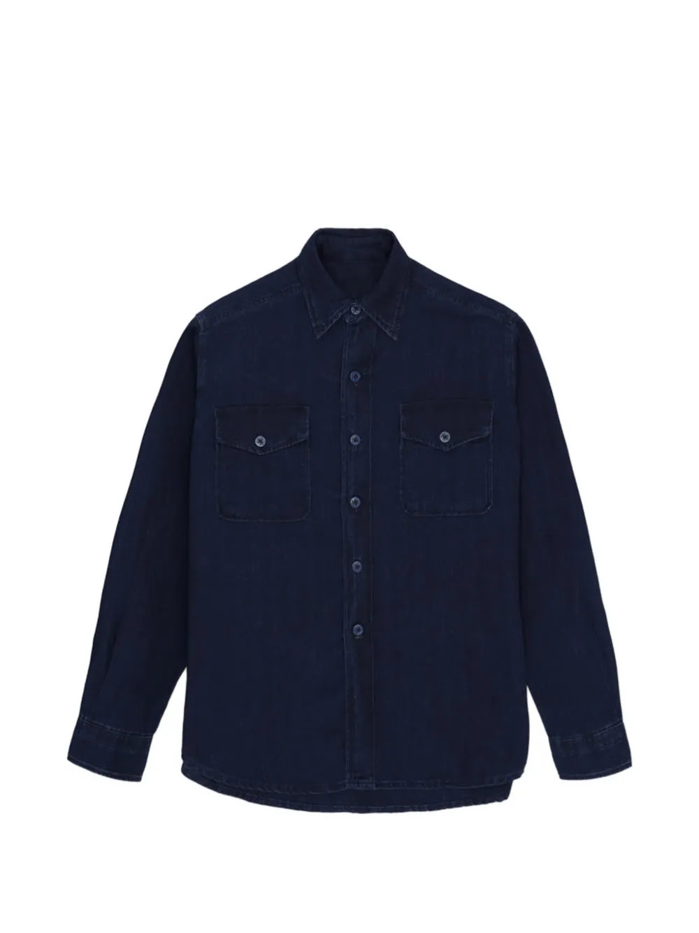 Fortela Cpo flap-pocket overshirt - Blu