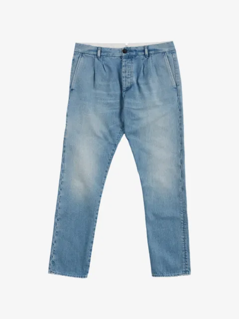 Fortela jean cigarette plissé