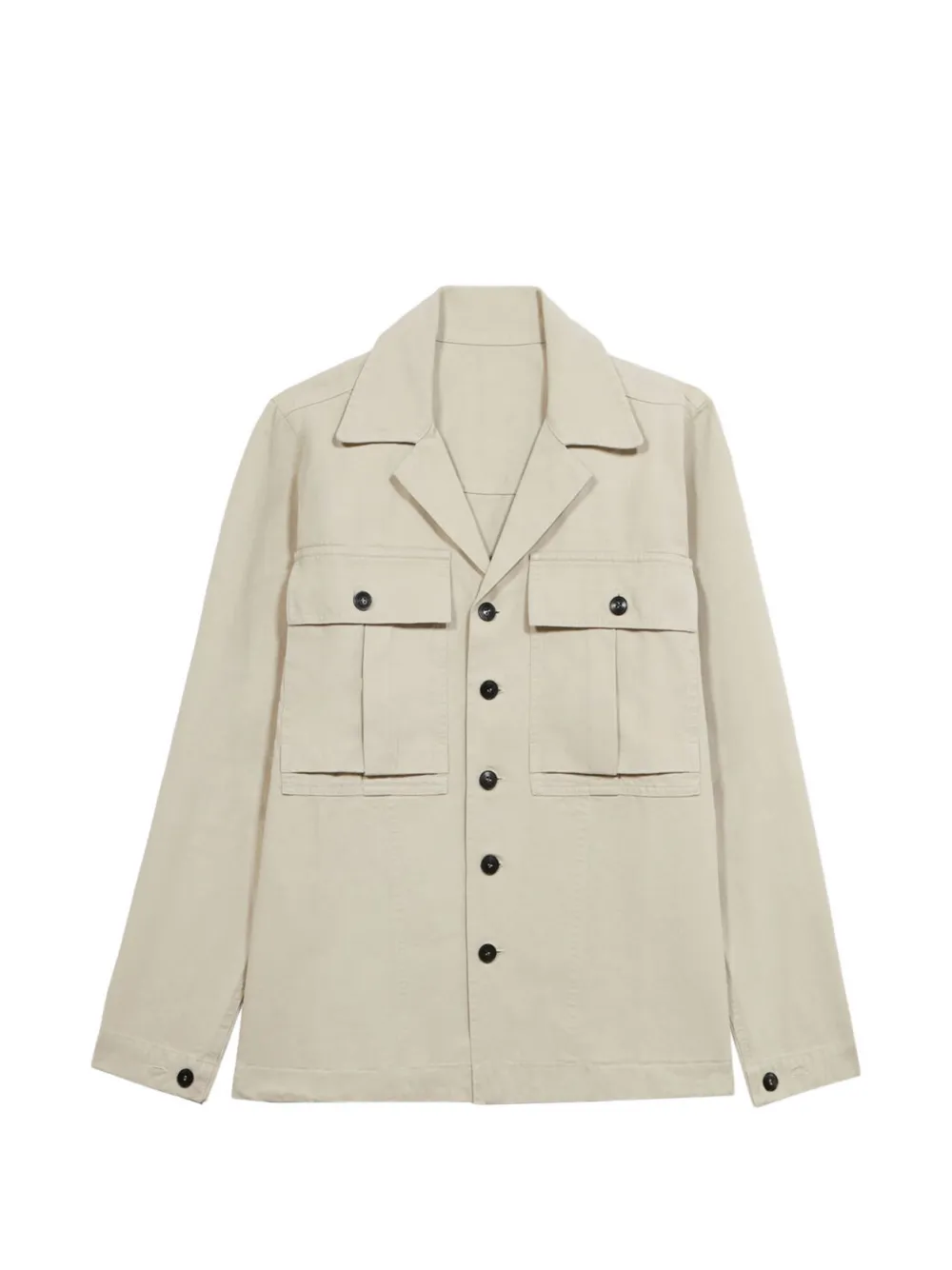 Fortela patch-pockets overshirt - Toni neutri