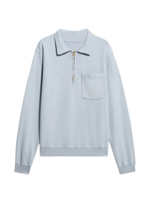 Fortela Yalep zip pocket long-sleeves polo shirt