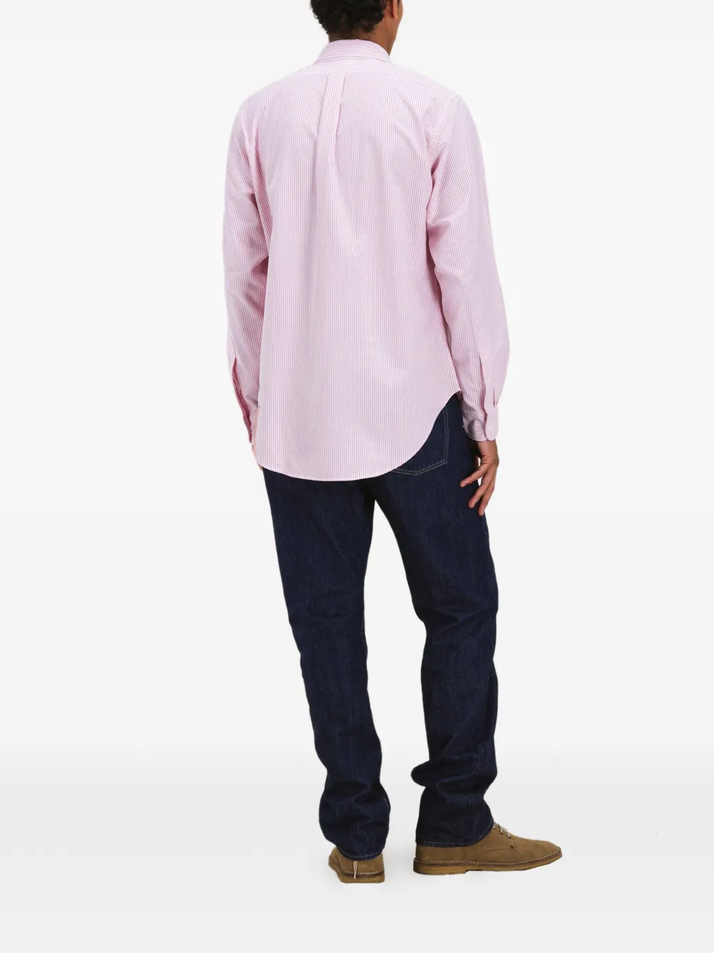  Fortela King Striped-pattern Shirt - Pink 