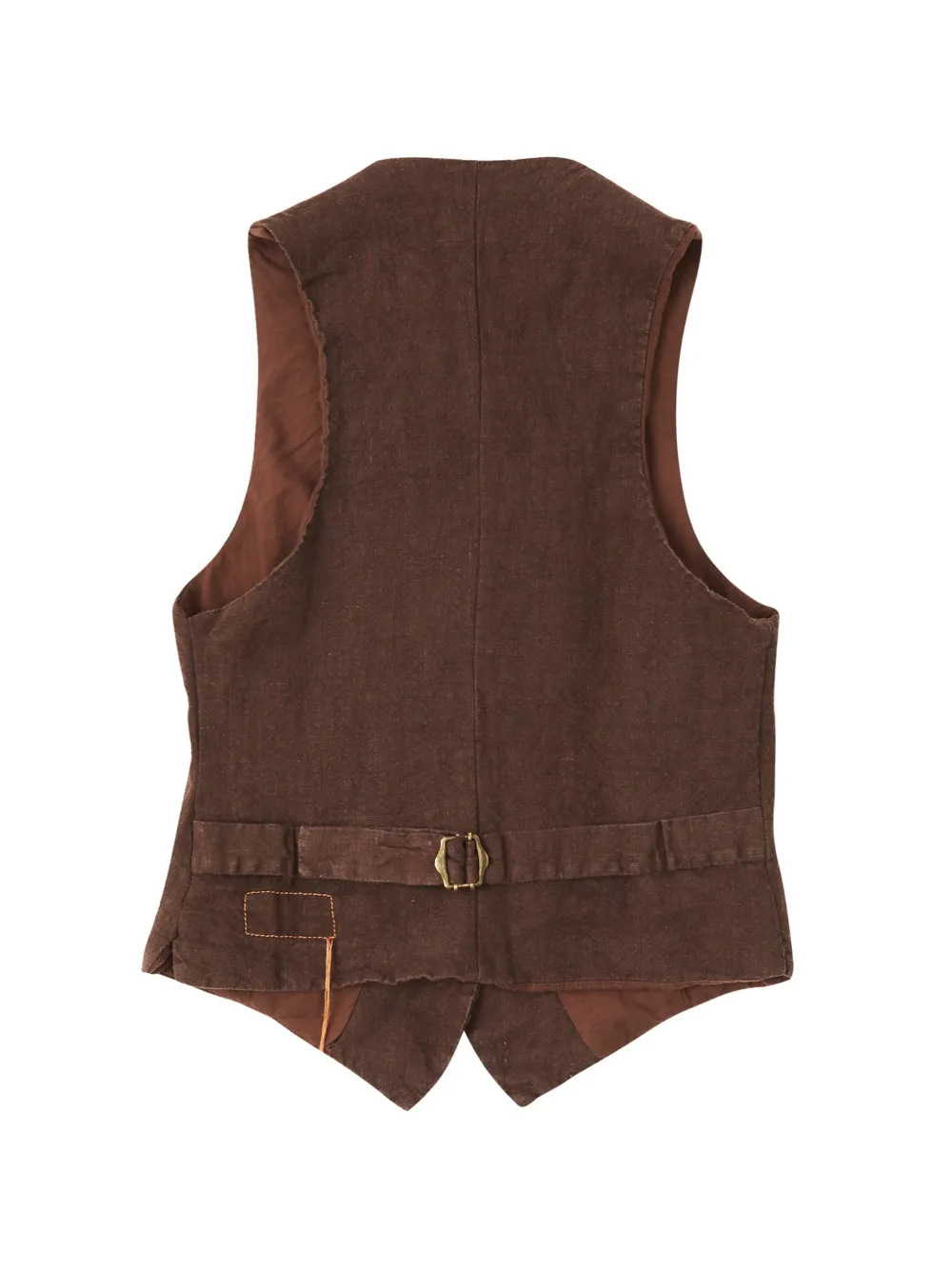  Fortela Debby Button Single-breasted Vest - Brown 