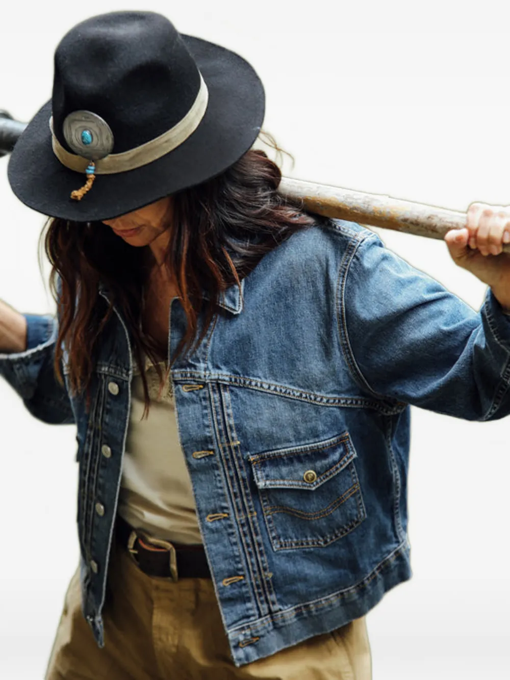  Fortela Bananastitch Denim Jacket - Blue 