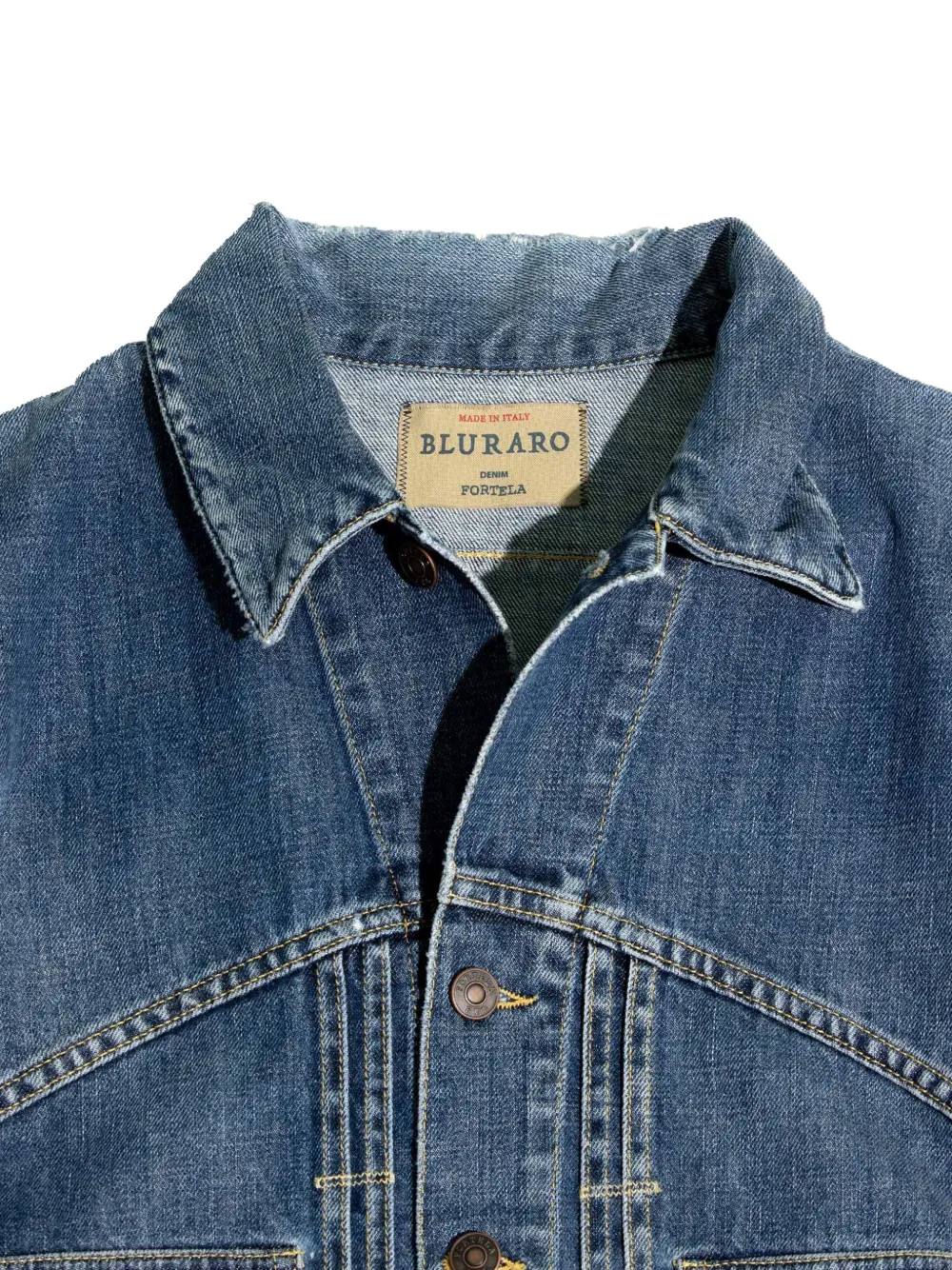  Fortela Bananastitch Denim Jacket - Blue 