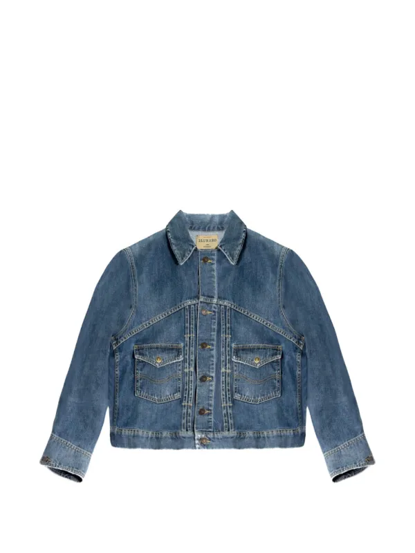 Fortela Bananastitch Denim Jacket in Blue