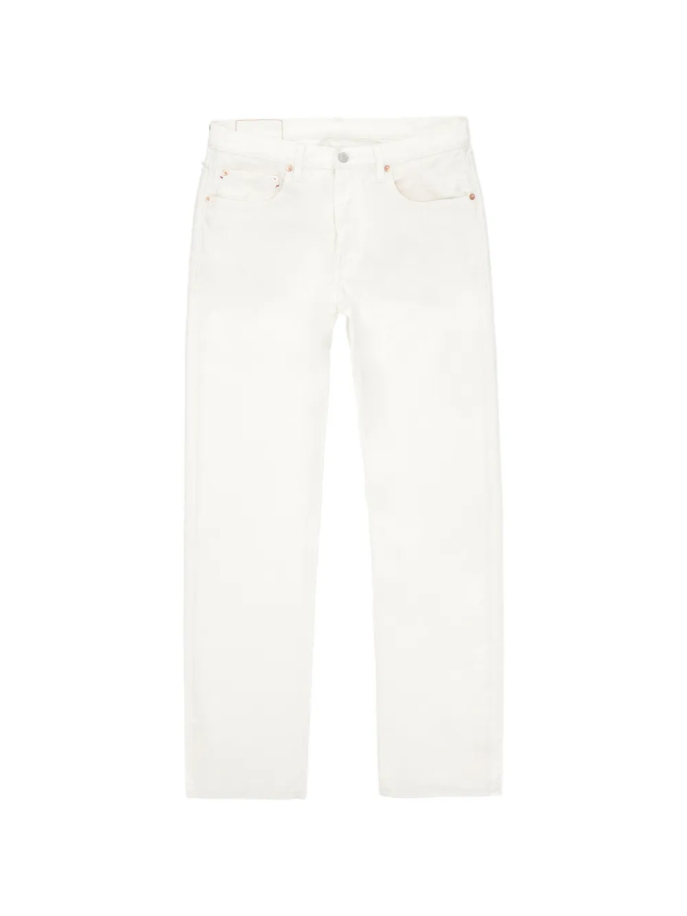 Fortela five pocket denim straight-leg jeans - Bianco