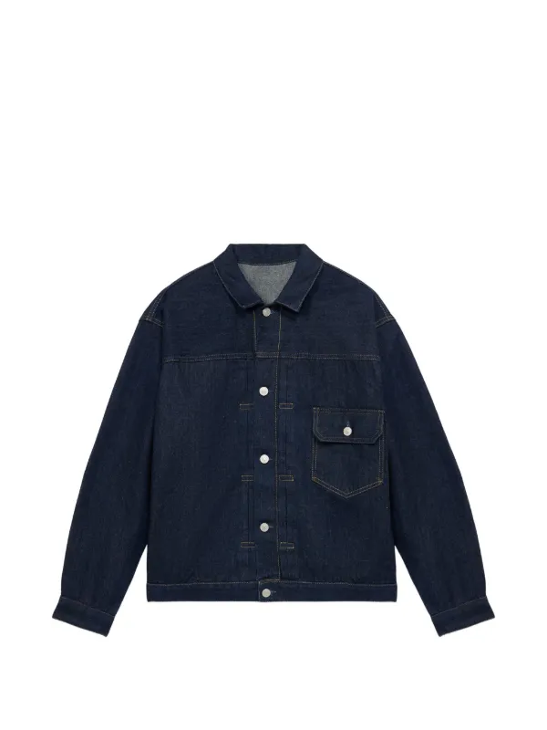 Fortela Type Pocket Denim Jacket in Blue