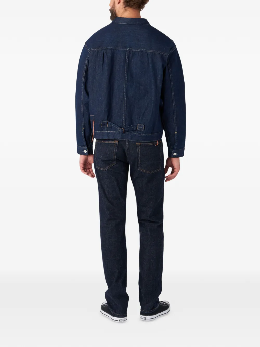 Fortela Type Pocket Denim Jacket in Blue, view 3