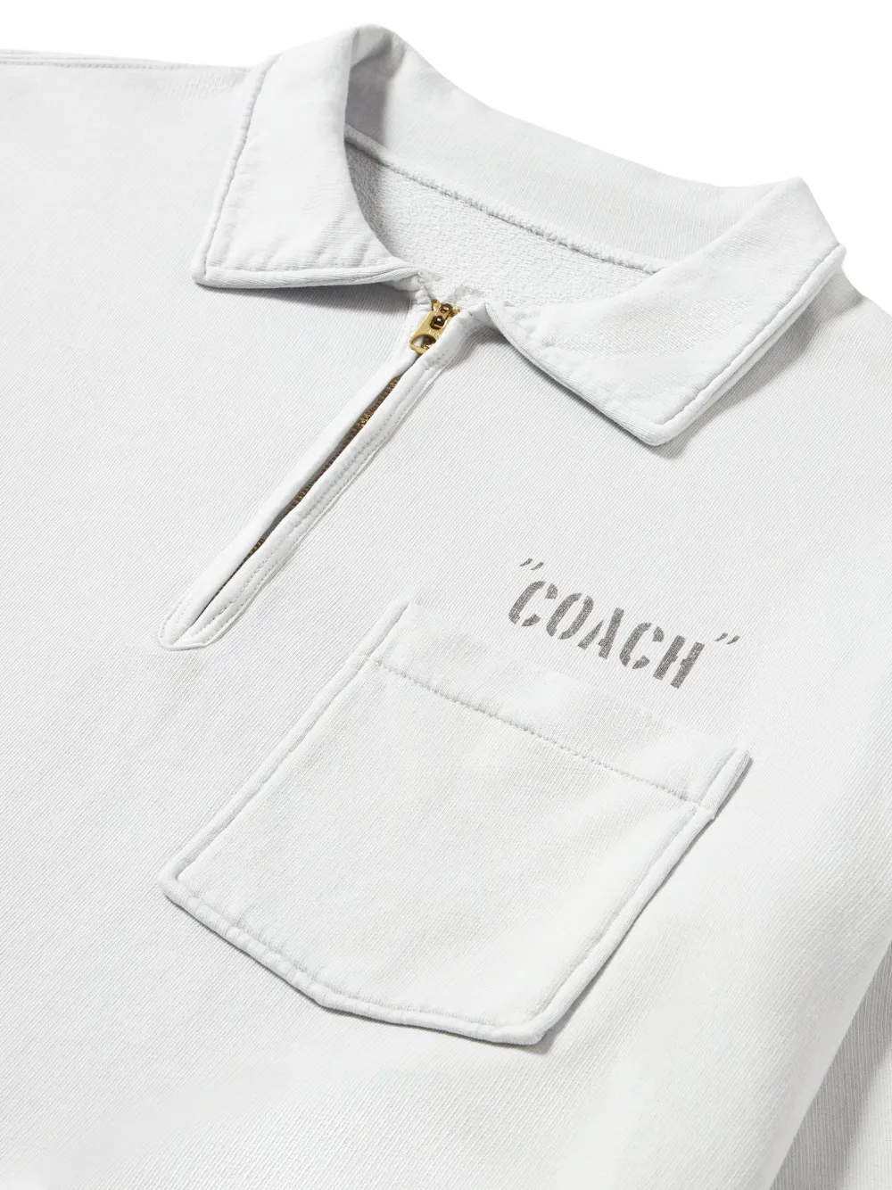  Fortela Yalepcoach Zip Pocket Sweatshirt - Grey 