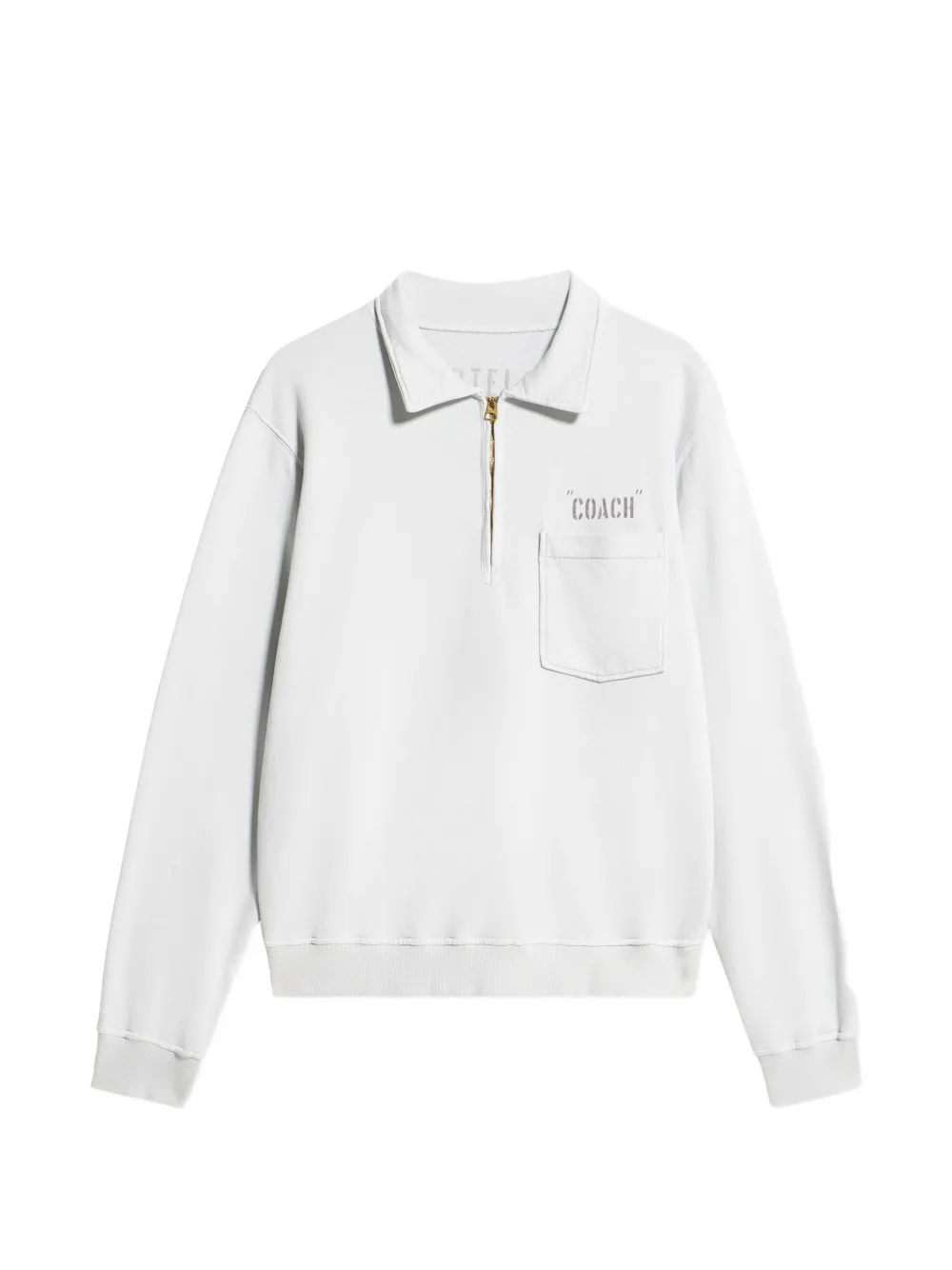 Fortela Yalepcoach zip pocket sweatshirt - Grigio