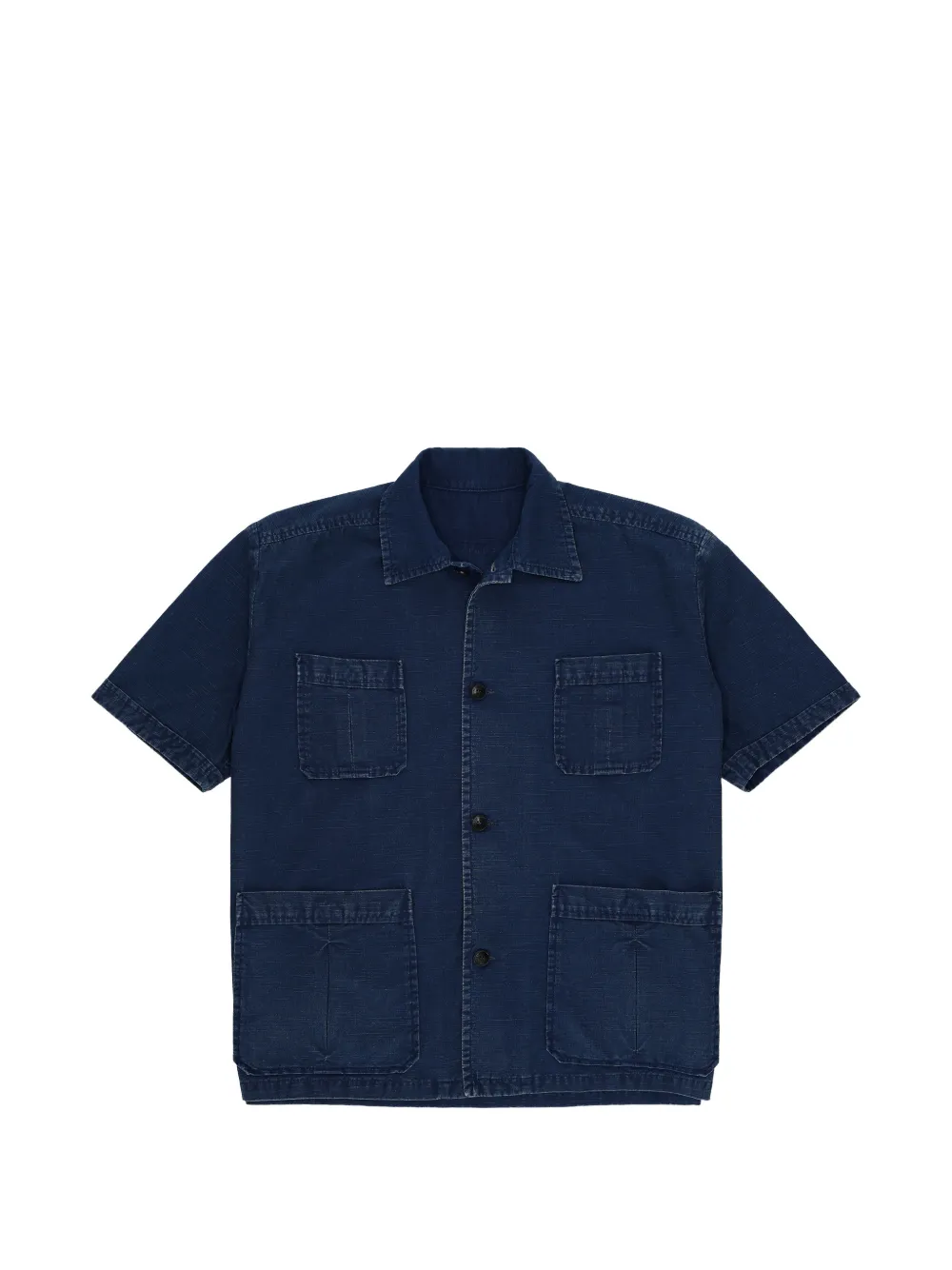 Fortela pocket denim shirt - Blu