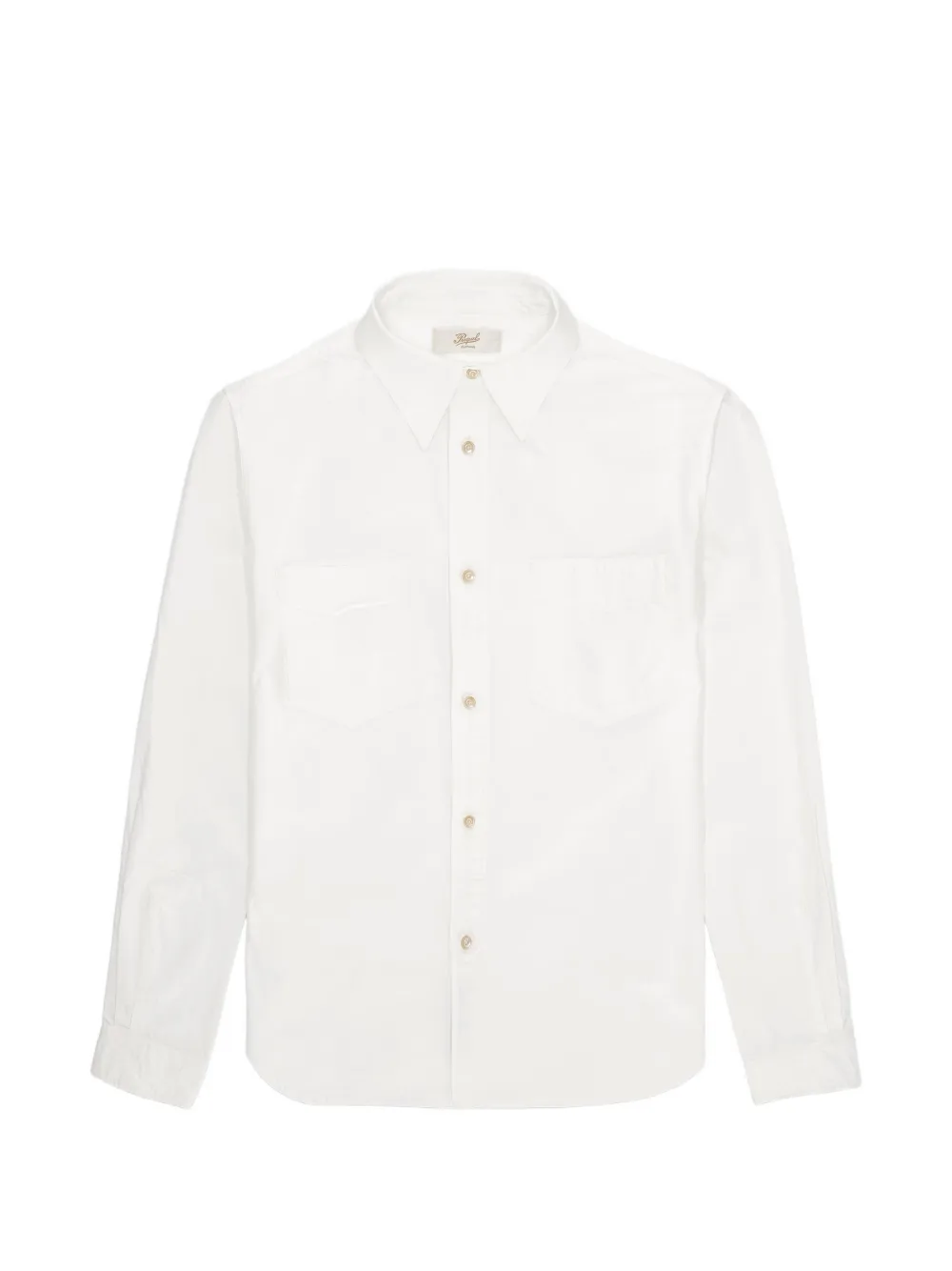 Fortela Prequel patch-pocket striped shirt - Bianco