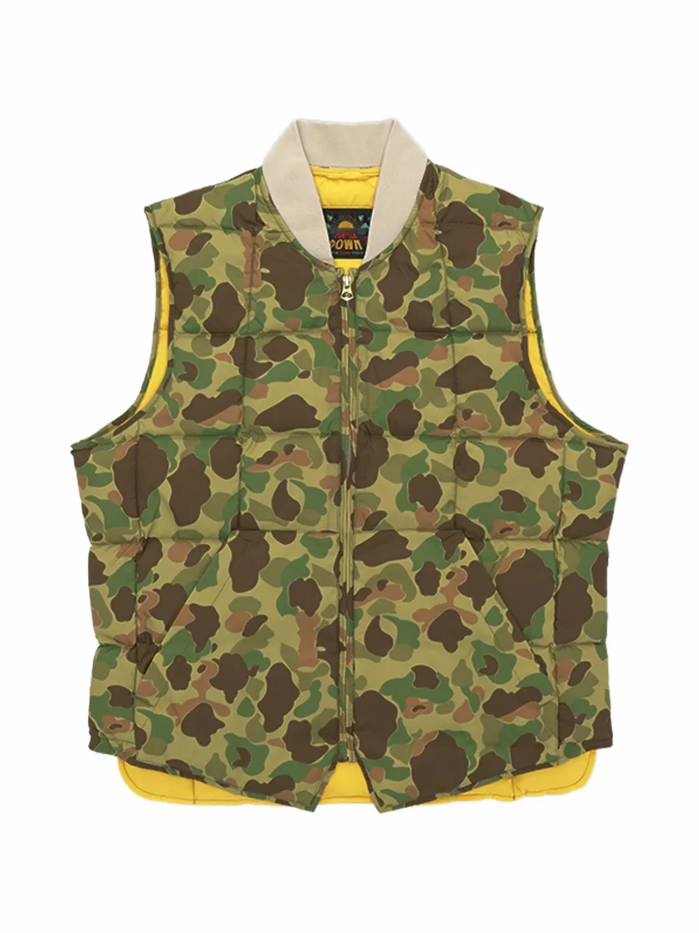 Fortela padded design gilet - Verde