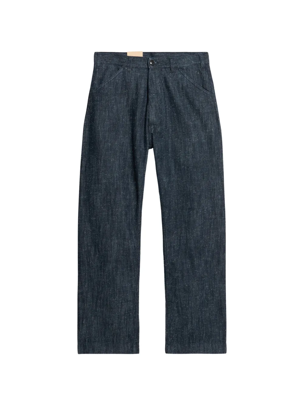 Fortela Russell oblique-pocket straight-leg jeans - Blu