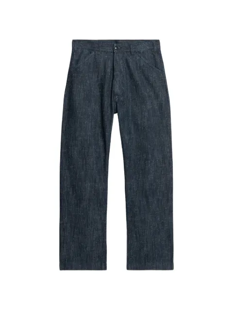 Fortela Russell 斜口袋直筒牛仔裤