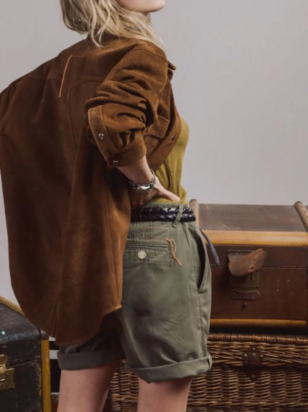  Fortela Patch-pocket Shirt - Brown 