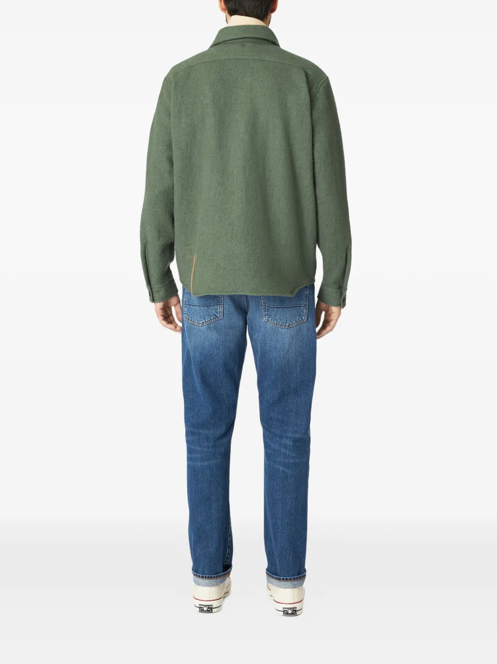  Fortela Kenny Front-pocket Overshirt - Green 