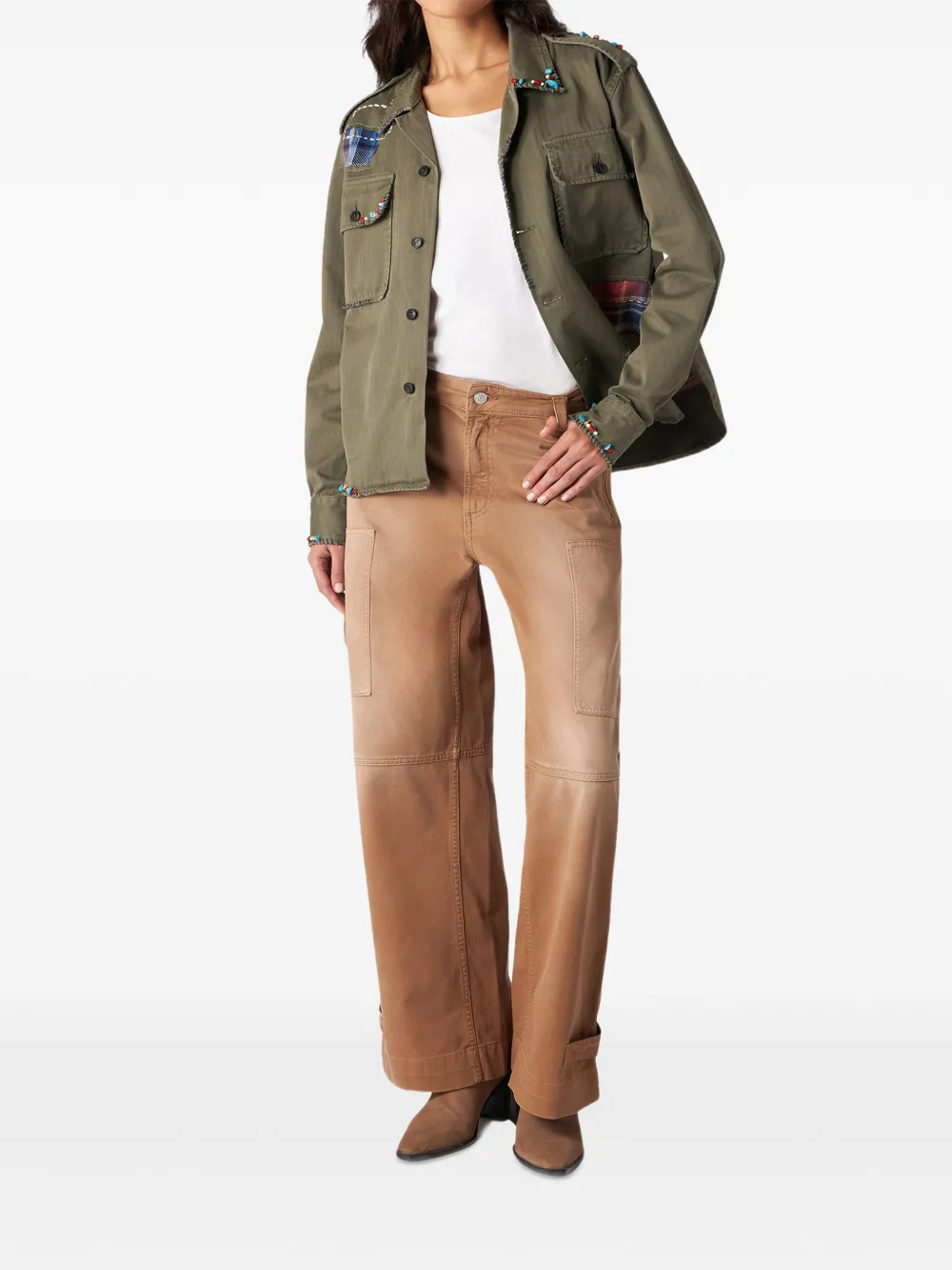  Fortela Wide-leg Trousers - Brown 