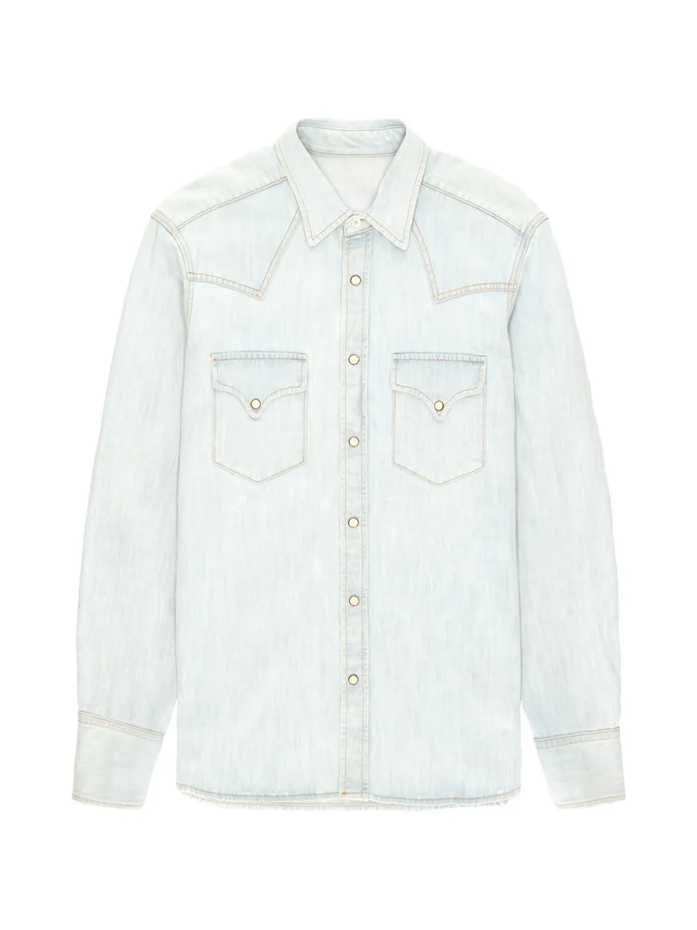 Fortela Ntex Texan pocket denim shirt - Blu