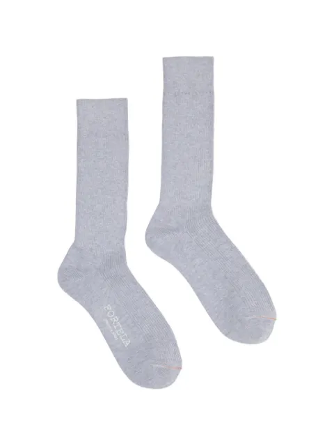 Fortela ribbed mid-length socks