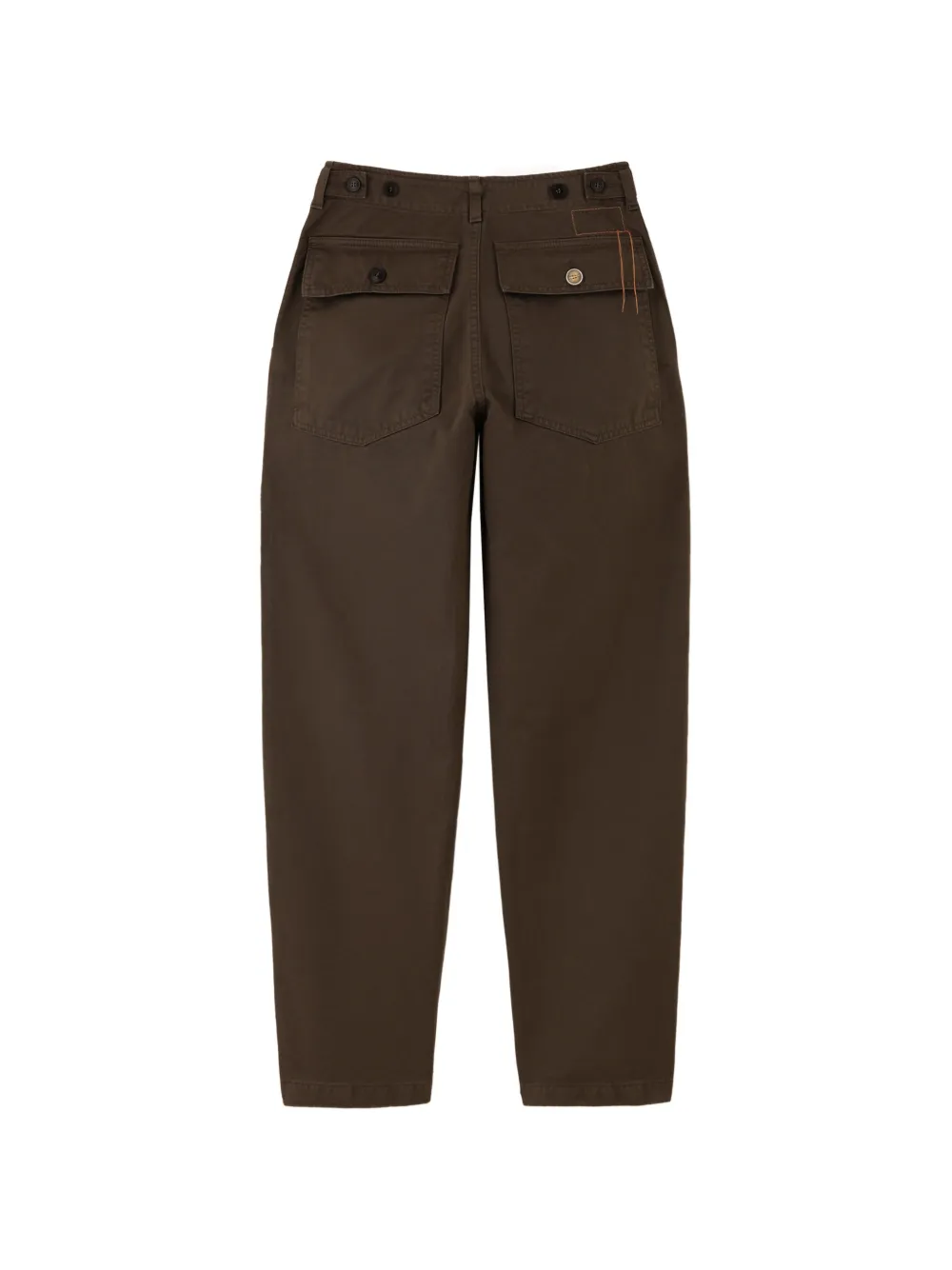 Fortela Fatigue Patch-pockets Trousers in Brown, view 5