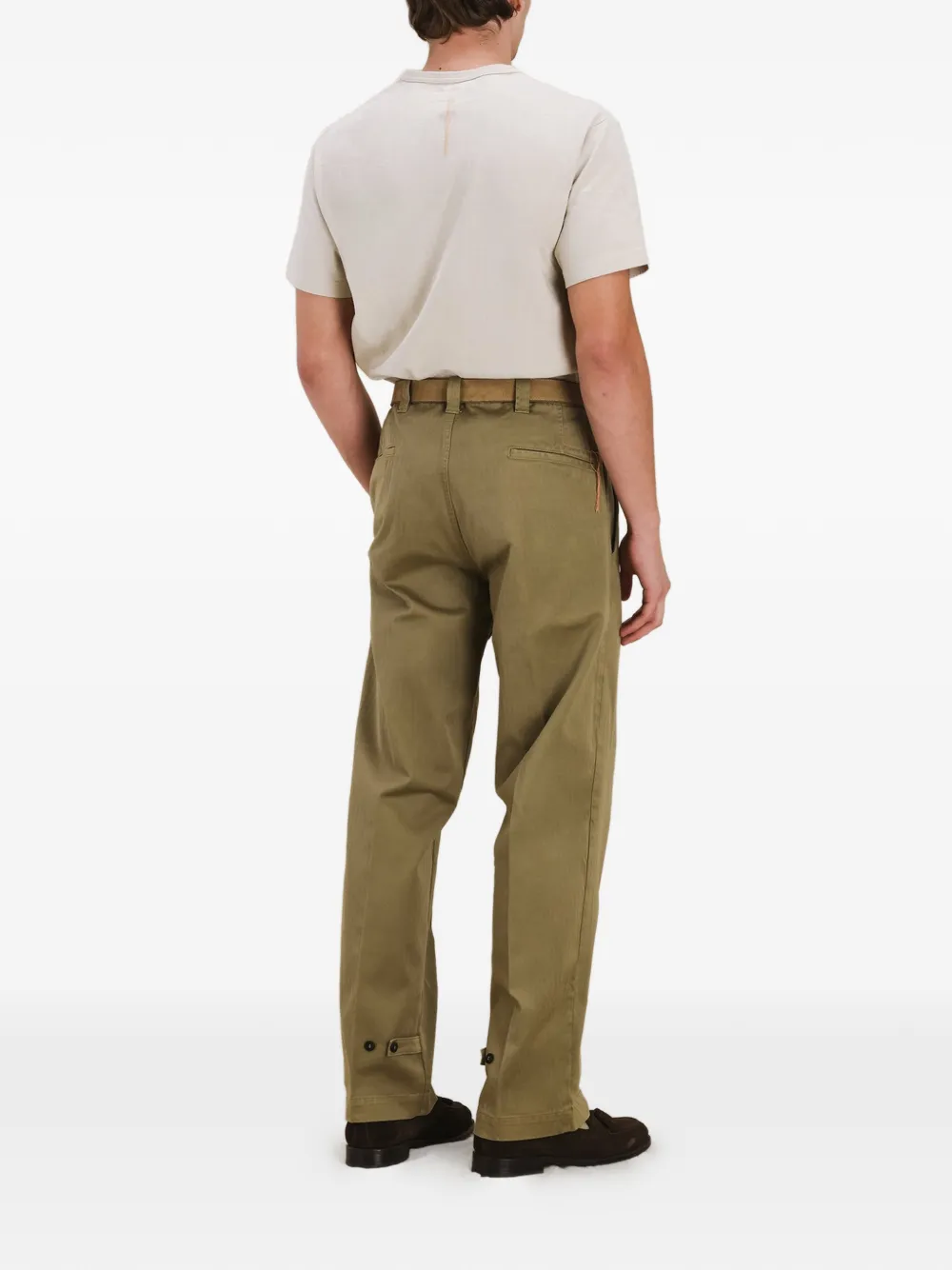  Fortela Thomas Button-cuff Chino Trousers - Neutrals 