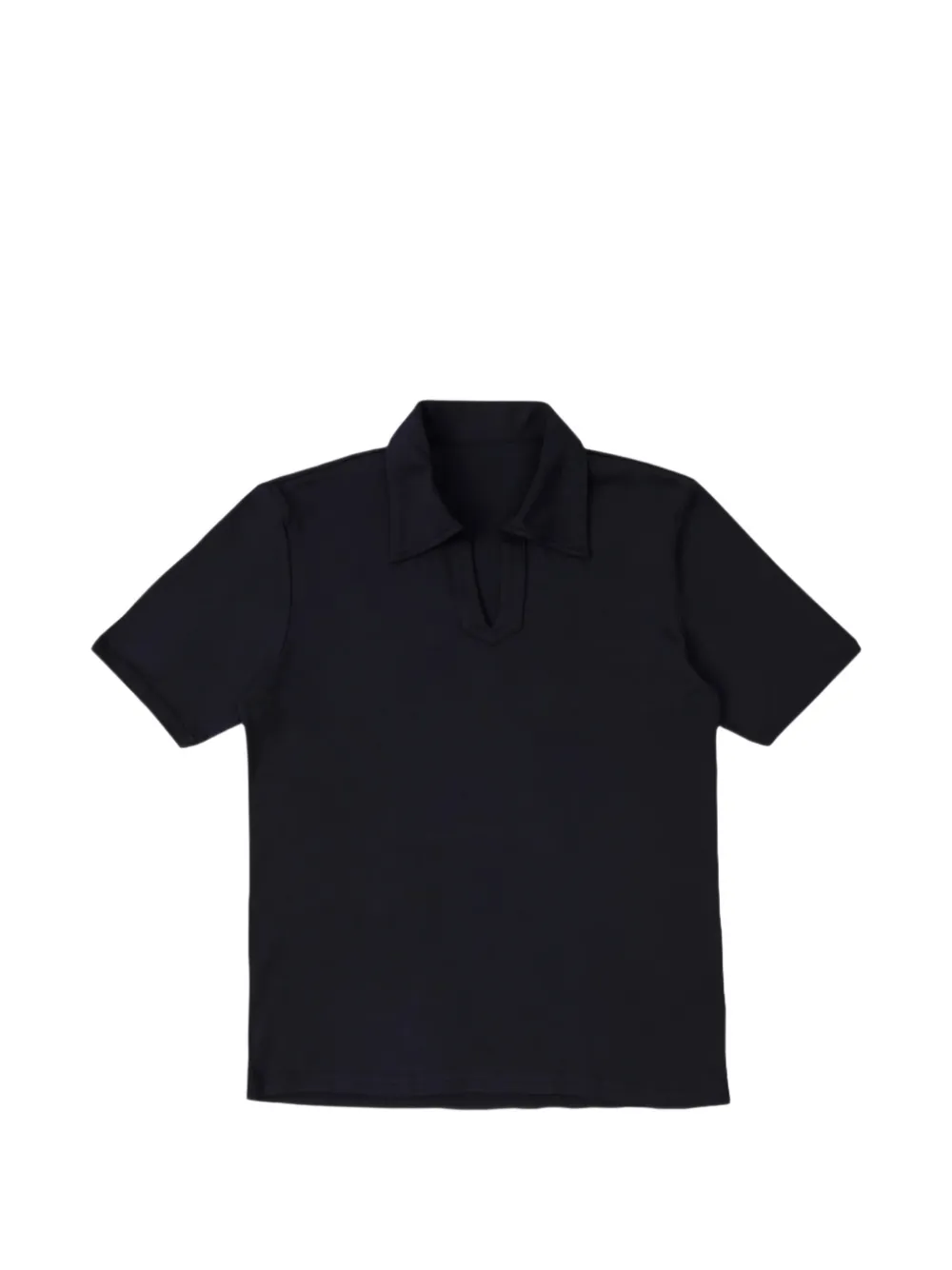 Fortela Goose V-neck short-sleeve polo shirt - Blu