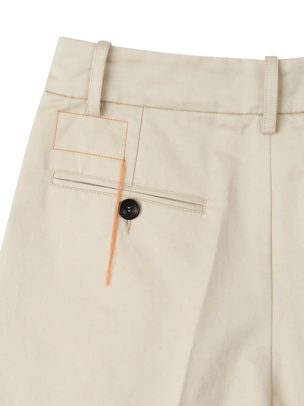 Fortela Janet geplooide high waist broek Beige
