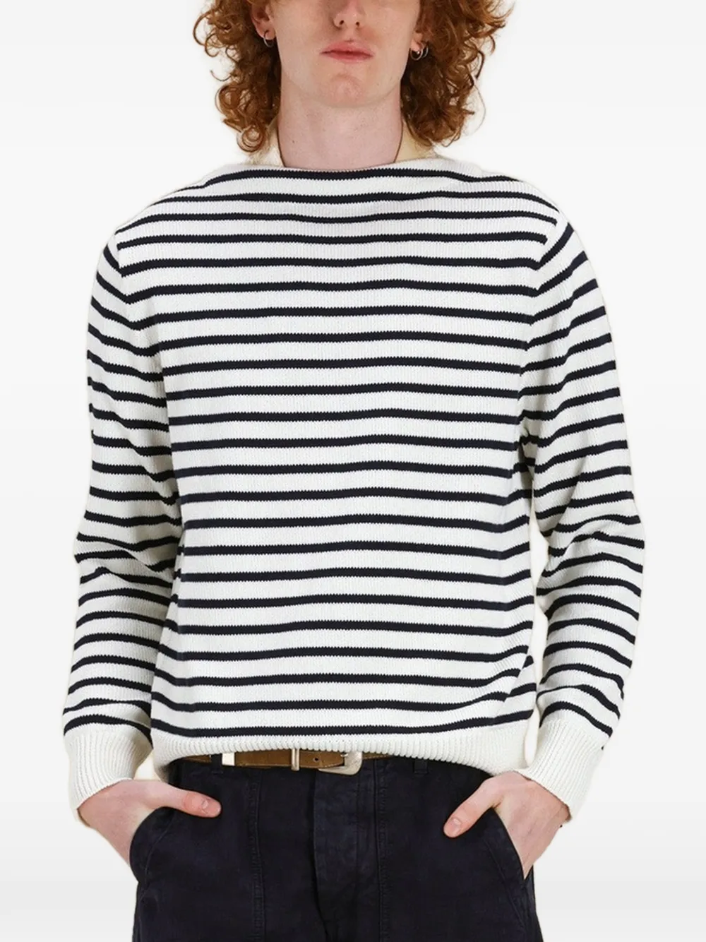 Fortela Noah 1 striped-pattern sweater - Toni neutri