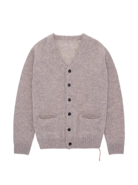 Fortela Edmund button ribbed cardigan