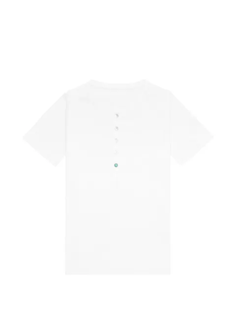 Fortela Coralie mother-of-pearl button T-shirt