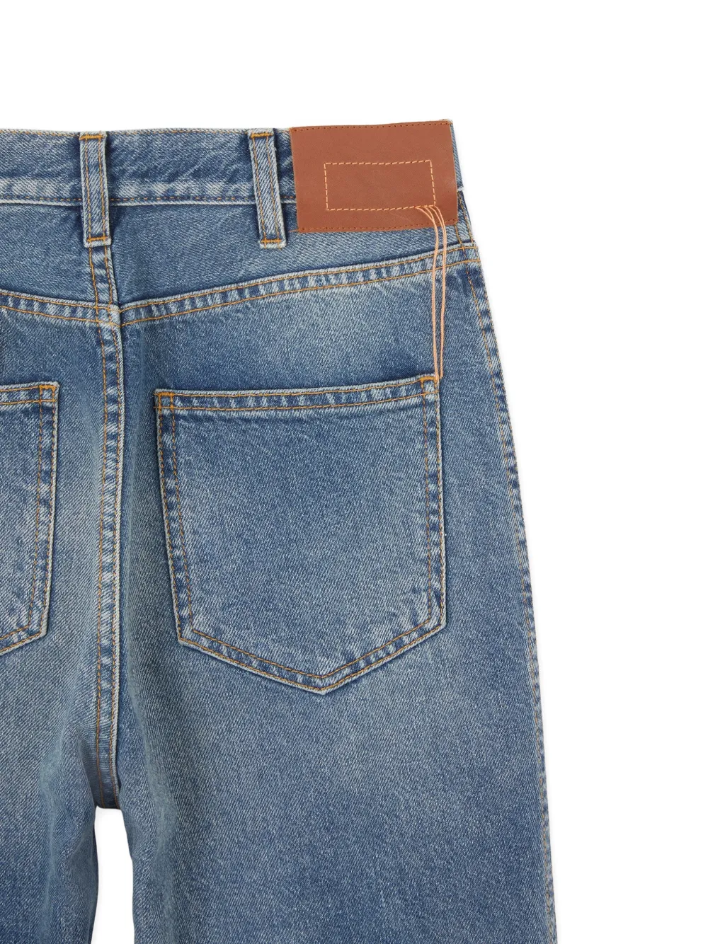  Fortela Patch-pockets Bootcut Jeans - Blue 