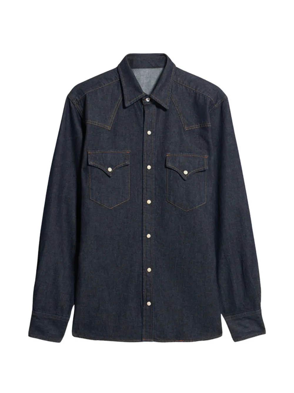 Fortela Ntex front-pockets denim shirt - Blu