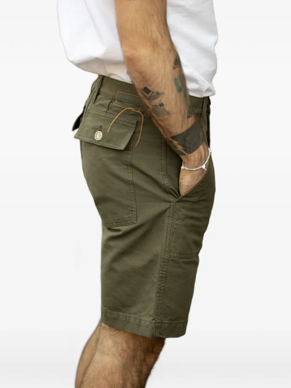  Fortela Patch Pocket Rebel Shorts - Green 