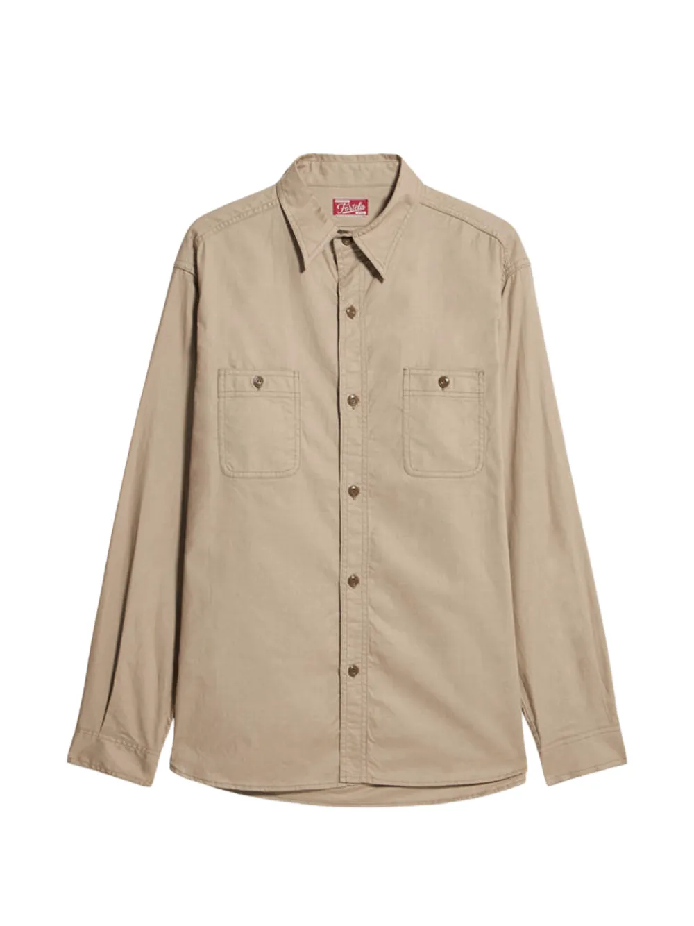 Fortela Otero chest-pocket shirt - Toni neutri