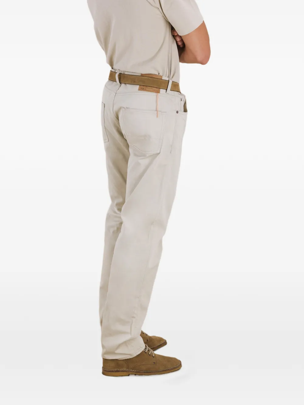 Fortela Superjohn broek met vijf zakken Beige