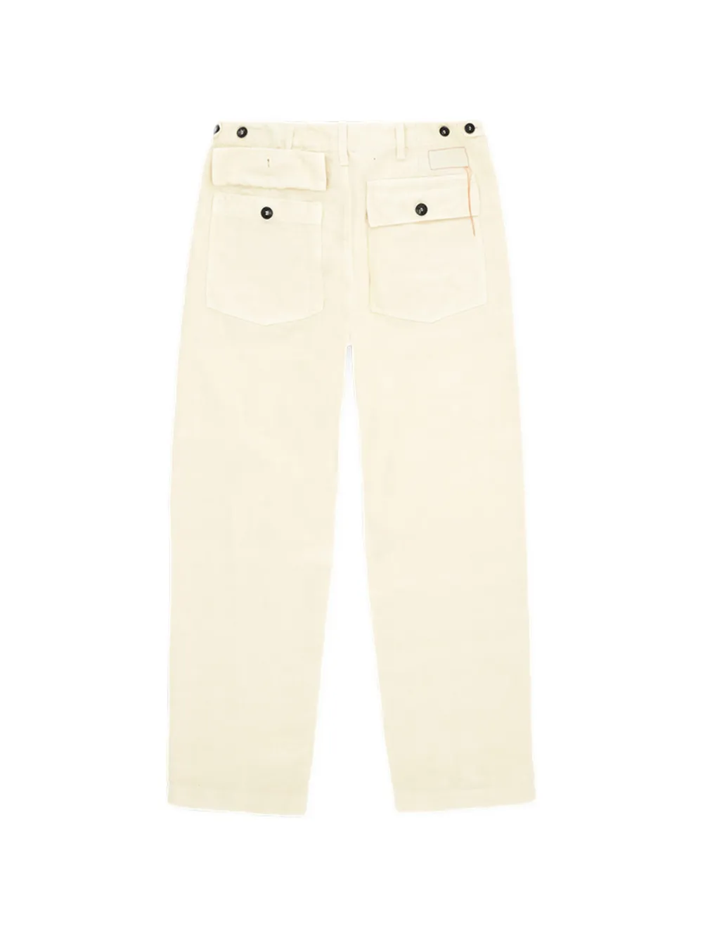 Patch-Pocket Linen Trousers