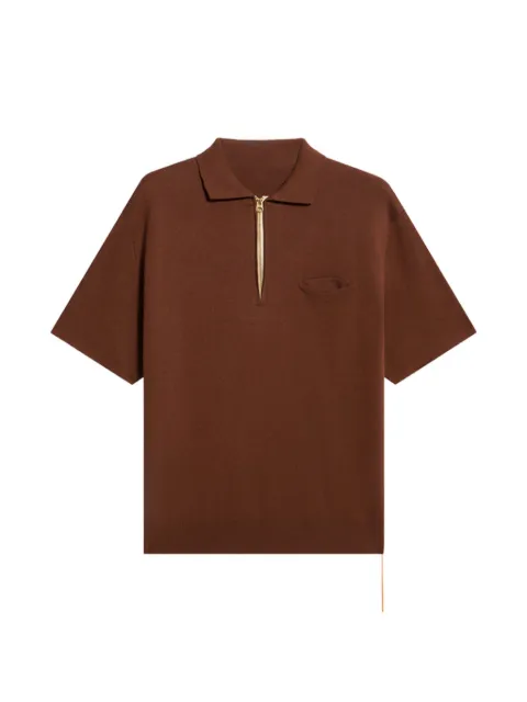 Fortela Poloshirt mit Reißverschluss