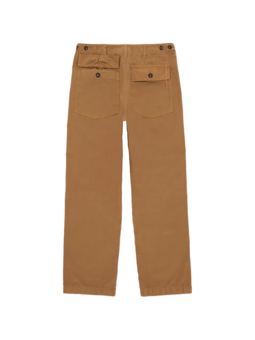 Fortela Button Canvas Trousers - Brown 