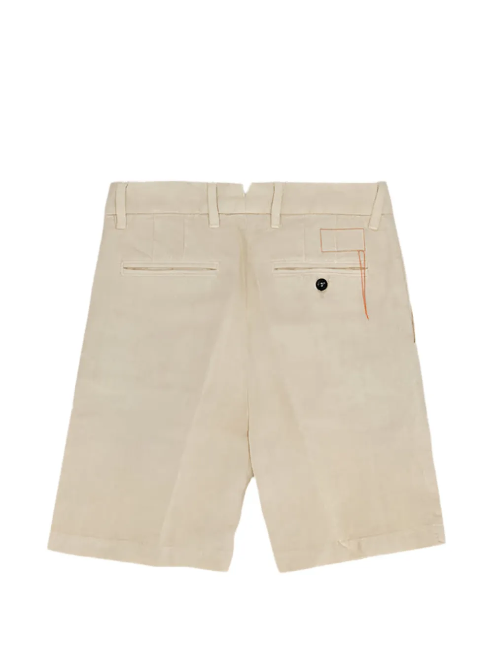 Fortela Logo-detail Shorts in Neutrals, view 2